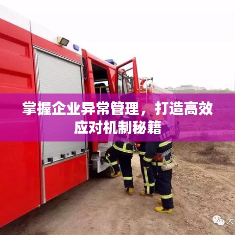 掌握企业异常管理,打造高效应对机制秘籍