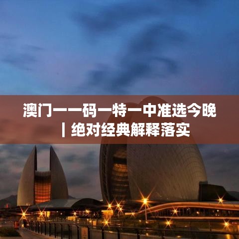 澳门一一码一特一中准选今晚|绝对经典解释落实