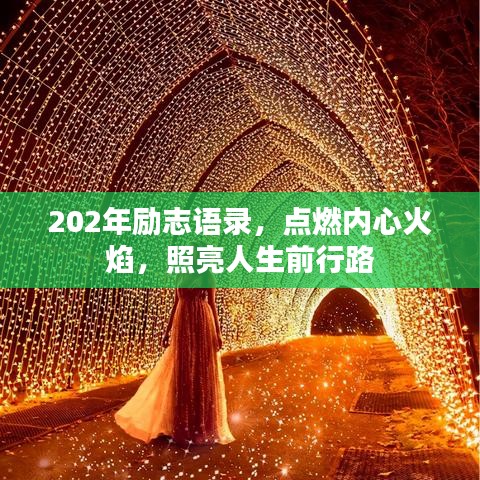 202年励志语录，点燃内心火焰，照亮人生前行路