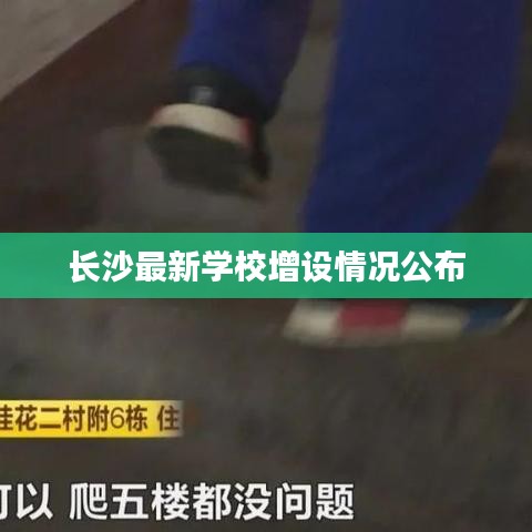 长沙最新学校增设情况公布