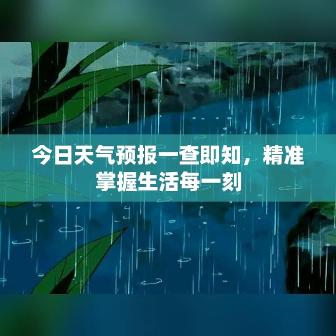 今日天气预报一查即知，精准掌握生活每一刻