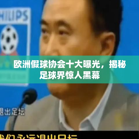 欧洲假球协会十大曝光，揭秘足球界惊人黑幕