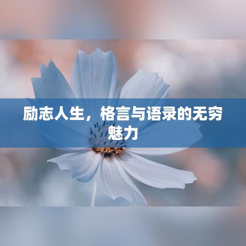 励志人生,格言与语录的无穷魅力