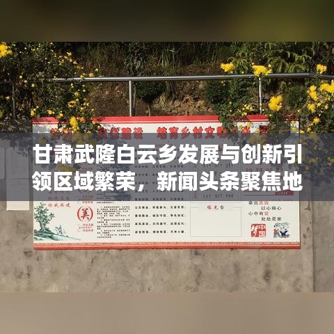 甘肃武隆白云乡发展与创新引领区域繁荣,新闻头条聚焦地区繁荣之路