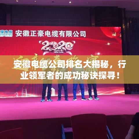 安徽电缆公司排名大揭秘，行业领军者的成功秘诀探寻！