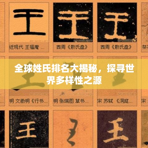 全球姓氏排名大揭秘，探寻世界多样性之源
