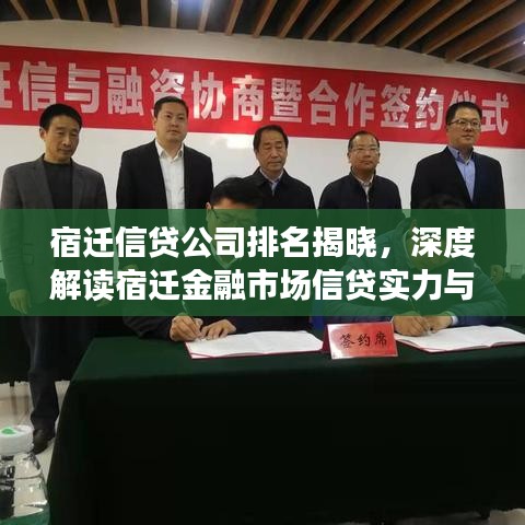 宿迁信贷公司排名揭晓，深度解读宿迁金融市场信贷实力与力量
