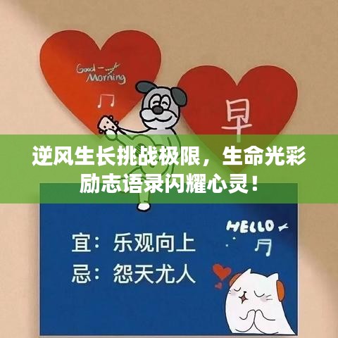 逆风生长挑战极限，生命光彩励志语录闪耀心灵！