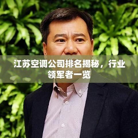 江苏空调公司排名揭秘，行业领军者一览