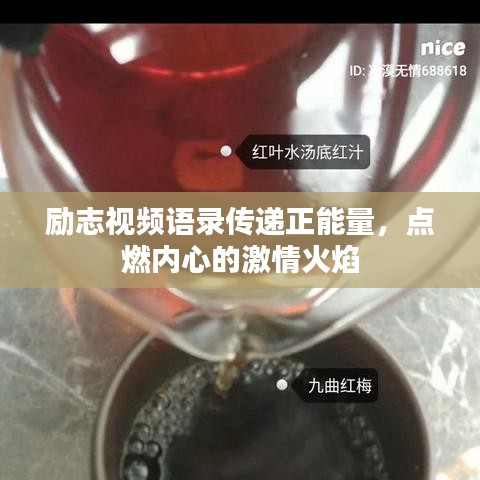 励志视频语录传递正能量，点燃内心的激情火焰