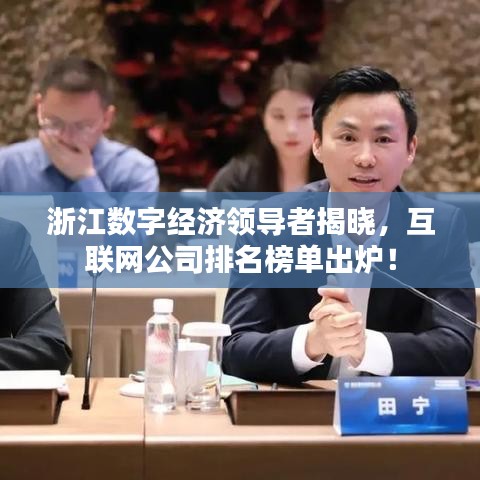 浙江数字经济领导者揭晓,互联网公司排名榜单出炉!