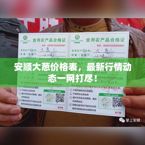 安顺大葱价格表，最新行情动态一网打尽！