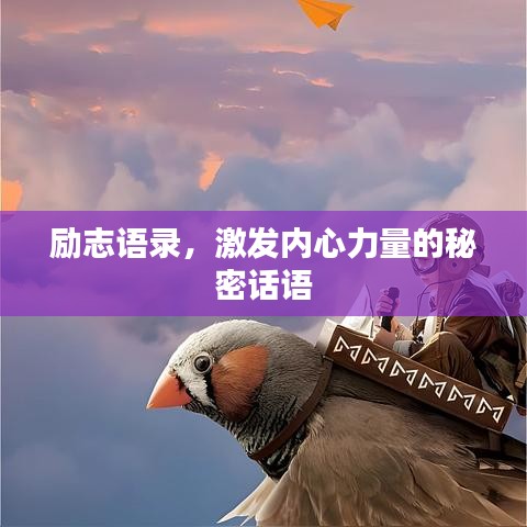 励志语录，激发内心力量的秘密话语
