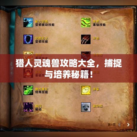 猎人灵魂兽攻略大全，捕捉与培养秘籍！