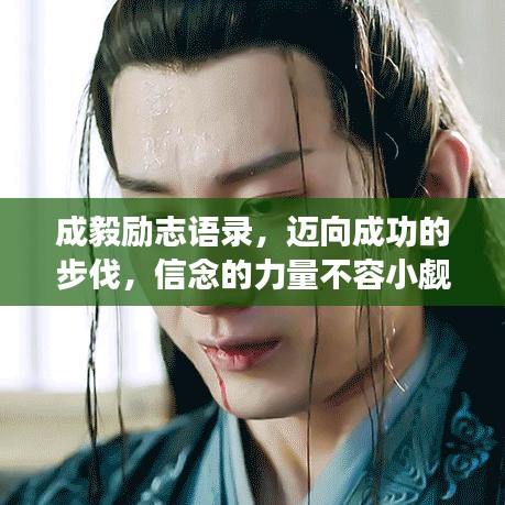 成毅励志语录,迈向成功的步伐,信念的力量不容小觑