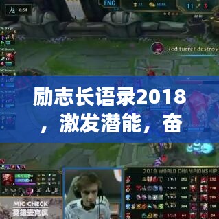 励志长语录2018，激发潜能，奋斗之路加油打气！