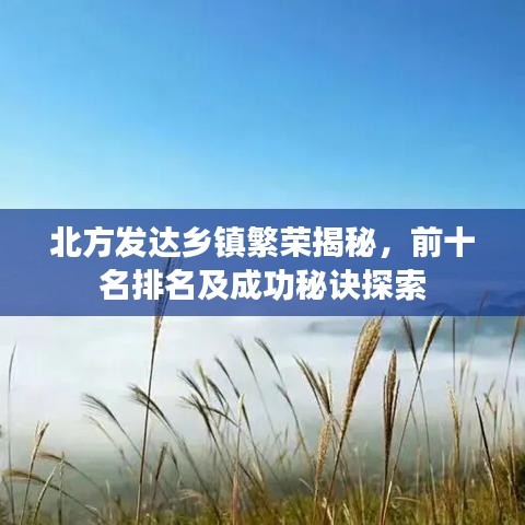 北方发达乡镇繁荣揭秘，前十名排名及成功秘诀探索