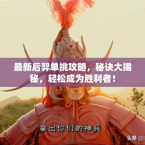 最新后羿单挑攻略，秘诀大揭秘，轻松成为胜利者！