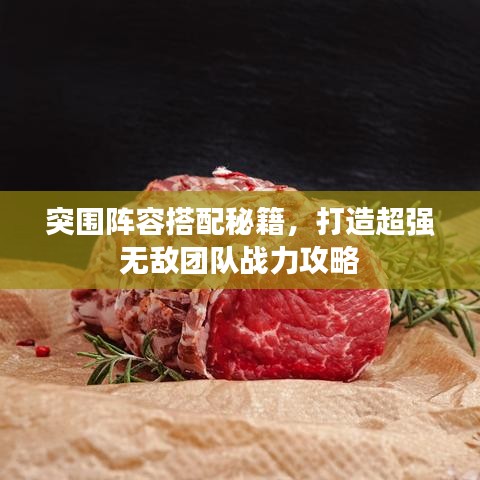 突围阵容搭配秘籍,打造超强无敌团队战力攻略