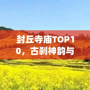 封丘寺庙TOP10，古刹神韵与千年文化探寻之旅