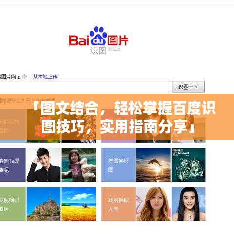 「图文结合，轻松掌握百度识图技巧，实用指南分享」