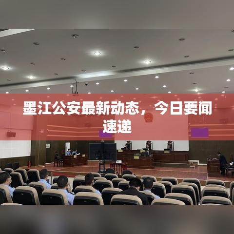 墨江公安最新动态，今日要闻速递