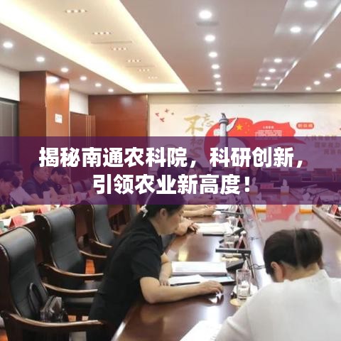 揭秘南通农科院，科研创新，引领农业新高度！