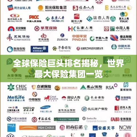 全球保险巨头排名揭秘，世界最大保险集团一览