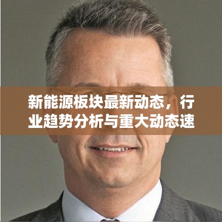 新能源板块最新动态，行业趋势分析与重大动态速递