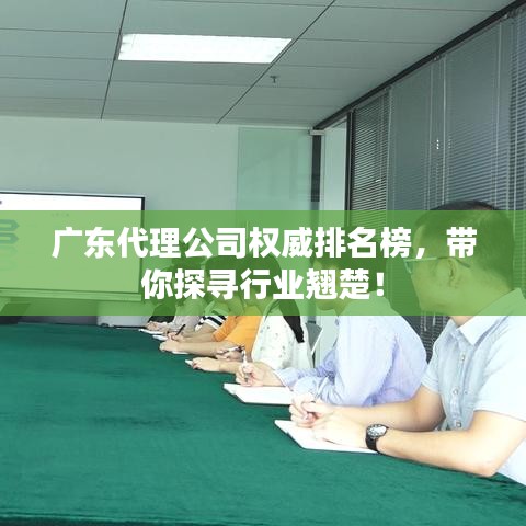 广东代理公司权威排名榜,带你探寻行业翘楚!