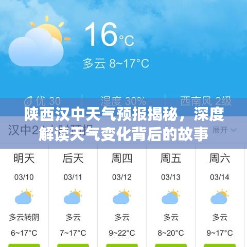 陕西汉中天气预报揭秘，深度解读天气变化背后的故事