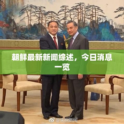 朝鲜最新新闻综述,今日消息一览