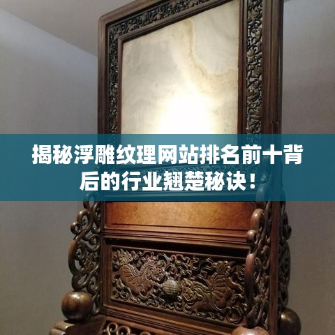 揭秘浮雕纹理网站排名前十背后的行业翘楚秘诀！