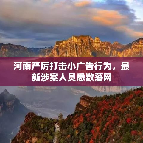 河南严厉打击小广告行为，最新涉案人员悉数落网