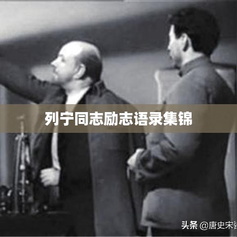 列宁同志励志语录集锦