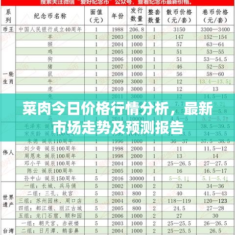 菜肉今日价格行情分析，最新市场走势及预测报告