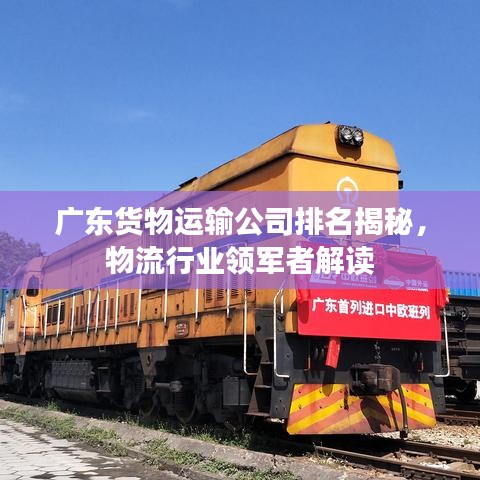 广东货物运输公司排名揭秘，物流行业领军者解读