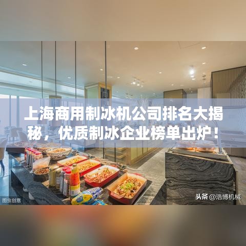 上海商用制冰机公司排名大揭秘,优质制冰企业榜单出炉!