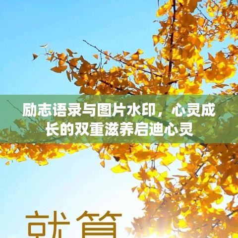 励志语录与图片水印，心灵成长的双重滋养启迪心灵