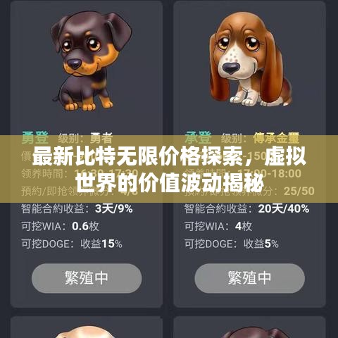 最新比特无限价格探索，虚拟世界的价值波动揭秘