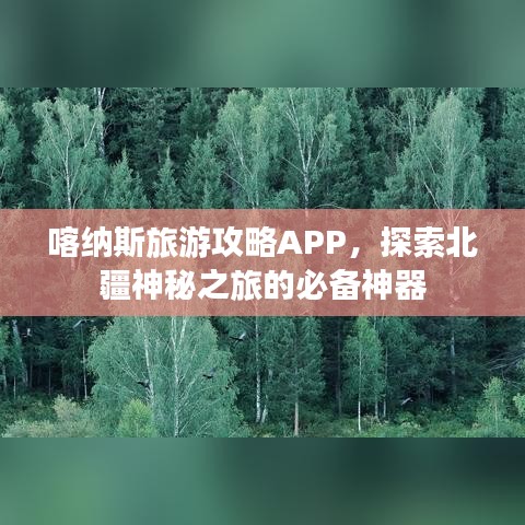 喀纳斯旅游攻略APP，探索北疆神秘之旅的必备神器