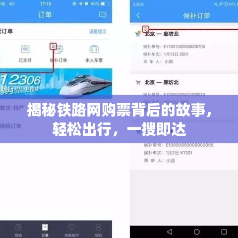 揭秘铁路网购票背后的故事,轻松出行,一搜即达