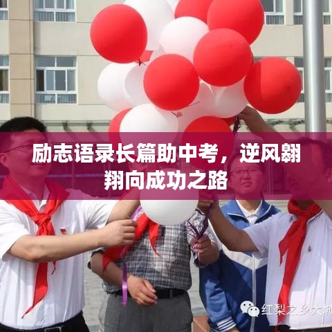 励志语录长篇助中考，逆风翱翔向成功之路