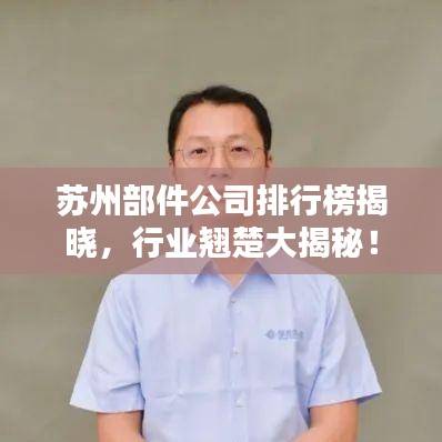 苏州部件公司排行榜揭晓,行业翘楚大揭秘!