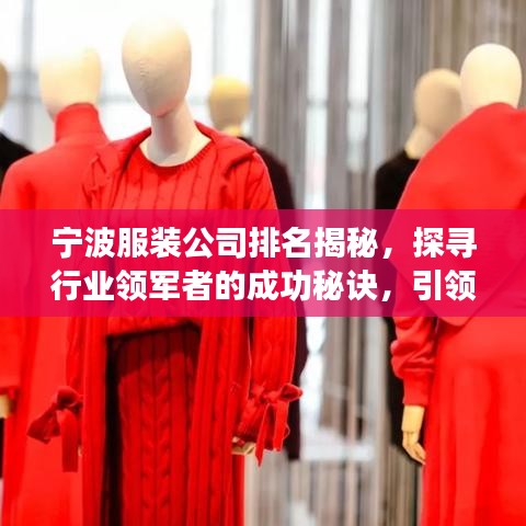 宁波服装公司排名揭秘,探寻行业领军者的成功秘诀,引领时尚潮流之巅!