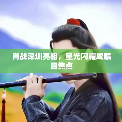 肖战深圳亮相,星光闪耀成瞩目焦点