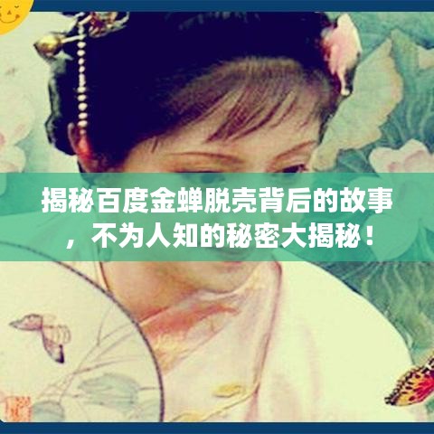 揭秘百度金蝉脱壳背后的故事，不为人知的秘密大揭秘！