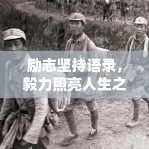 励志坚持语录，毅力照亮人生之路，经典语句激励人心