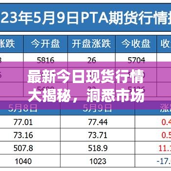 最新今日现货行情大揭秘，洞悉市场动态，把握投资先机