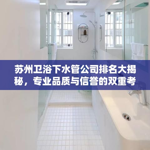 苏州卫浴下水管公司排名大揭秘,专业品质与信誉的双重考量榜单出炉!